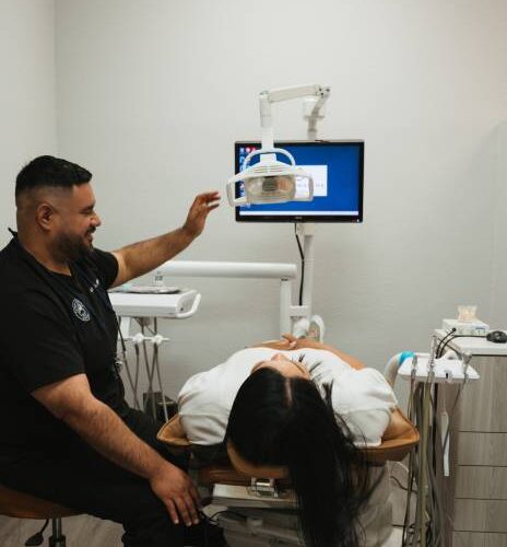 Doctor doing some checkup on a patient Doctor doing some checkup on a patient